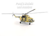 Mil Mi-8 Hip Russian  Air Force "Yellow 09" Transport Helicopter - 1/72 Scale Assembled and Painted Plastic Model by Easy Model