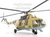 Mil Mi-8 Hip Russian  Air Force "Yellow 09" Transport Helicopter - 1/72 Scale Assembled and Painted Plastic Model by Easy Model