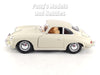 1961 Porsche 356 356B Coupe - WHITE - 1/24 Scale Diecast Model by Bburago