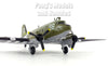 C-47 DC-3 Skytrain - Dakota S6 "Night Fright" 79th Troop Carrier Squadron, 436th Troop Carrier Group, USAAF Station AAF-466 Membury, England, D-Day, 1944 1/100 Scale Diecast Model - Unbranded