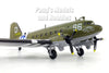 C-47 DC-3 Skytrain - Dakota S6 "Night Fright" 79th Troop Carrier Squadron, 436th Troop Carrier Group, USAAF Station AAF-466 Membury, England, D-Day, 1944 1/100 Scale Diecast Model - Unbranded