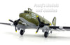 C-47 DC-3 Skytrain - Dakota S6 "Night Fright" 79th Troop Carrier Squadron, 436th Troop Carrier Group, USAAF Station AAF-466 Membury, England, D-Day, 1944 1/100 Scale Diecast Model - Unbranded