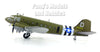C-47 DC-3 Skytrain - Dakota S6 "Night Fright" 79th Troop Carrier Squadron, 436th Troop Carrier Group, USAAF Station AAF-466 Membury, England, D-Day, 1944 1/100 Scale Diecast Model - Unbranded