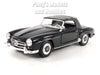1955 Mercedes-Benz 190 SL 190SL - BLACK - 1/24 Diecast Metal Model by Welly