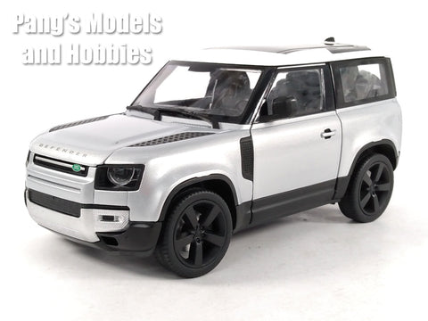 2020 Land Rover Defender L663 - SILVER - 1/26 Diecast Metal Model by Welly