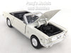 1964 1964 1/2 Ford Mustang Convertible Hard Top - WHITE - 1/24 Diecast Metal Model by Showcasts