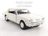 1964 1964 1/2 Ford Mustang Convertible Hard Top - WHITE - 1/24 Diecast Metal Model by Showcasts