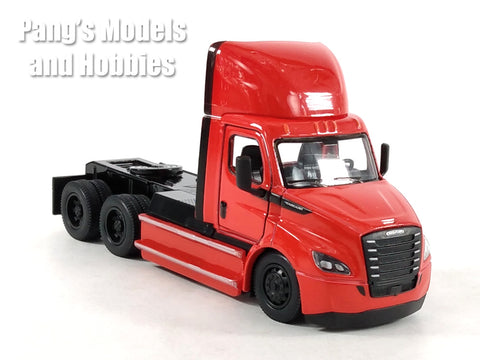 5 Inch Freightliner eCascadia - RED - 1/62 Scale Diecast Model by Kinsmart