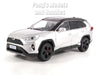 2019 Toyota RAV4 Rav4 Hybrid 1/24 Scale Diecast Model - SILVER - by MiJo
