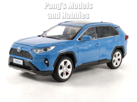 2019 Toyota RAV4 Rav4 Hybrid 1/24 Scale Diecast Model - BLUE - by MiJo