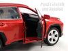 2019 Toyota RAV4 Rav4 Hybrid 1/24 Scale Diecast Model - METALLIC RED - by MiJo