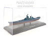 Battleship USS New Jersey BB-62 US NAVY with Display Case 1/1100 Scale Diecast Metal Model Ship by DOD
