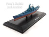 Battleship USS New Jersey BB-62 US NAVY with Display Case 1/1100 Scale Diecast Metal Model Ship by DOD