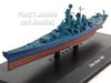 Battleship USS New Jersey BB-62 US NAVY with Display Case 1/1100 Scale Diecast Metal Model Ship by DOD