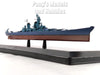 Battleship USS New Jersey BB-62 US NAVY with Display Case 1/1100 Scale Diecast Metal Model Ship by DOD