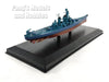 Battleship USS New Jersey BB-62 US NAVY with Display Case 1/1100 Scale Diecast Metal Model Ship by DOD