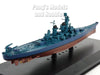 Battleship USS New Jersey BB-62 US NAVY with Display Case 1/1100 Scale Diecast Metal Model Ship by DOD