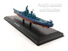 Battleship USS New Jersey BB-62 US NAVY with Display Case 1/1100 Scale Diecast Metal Model Ship by DOD