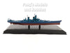 Battleship USS New Jersey BB-62 US NAVY with Display Case 1/1100 Scale Diecast Metal Model Ship by DOD