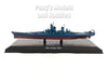 Battleship USS New Jersey BB-62 US NAVY with Display Case 1/1100 Scale Diecast Metal Model Ship by DOD