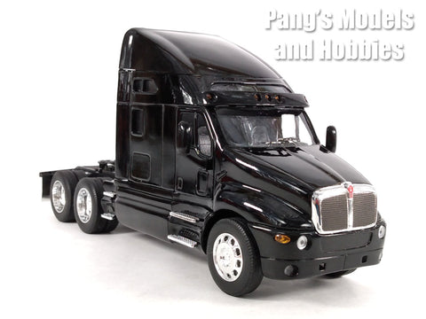 Kenworth T2000 Extended Cab - BLACK - 1/32 Scale Diecast Metal and Plastic Model by Welly