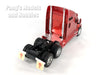 Kenworth T2000 Extended Cab - RED - 1/32 Scale Diecast Metal and Plastic Model by Welly