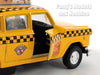 4.5 Inch Chicago Yellow Taxi Cab 1/32 Scale Diecast Metal Model by Kinsmart