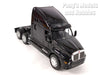 Kenworth T2000 Extended Cab - BLACK - 1/32 Scale Diecast Metal and Plastic Model by Welly