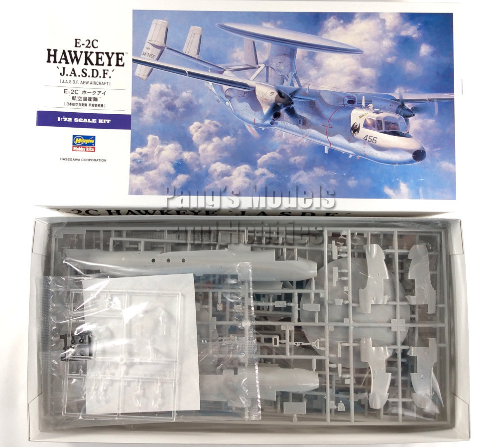 Grumman E-2 E-2C Hawkeye AEW Aircraft - JASDF Japan - 1/72 Scale Plastic Model Kit (Assembly Required) by Hasegawa