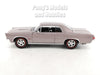 1965 Pontiac GTO - SILVER - 1/24 Diecast Metal Model by Welly
