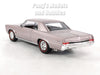 1965 Pontiac GTO - SILVER - 1/24 Diecast Metal Model by Welly
