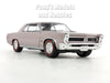 1965 Pontiac GTO - SILVER - 1/24 Diecast Metal Model by Welly