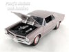 1965 Pontiac GTO - SILVER - 1/24 Diecast Metal Model by Welly