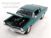 1965 Pontiac GTO - GREEN - 1/24 Diecast Metal Model by Welly