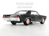 1965 Pontiac GTO - BLACK - 1/24 Diecast Metal Model by Welly