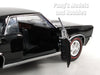 1965 Pontiac GTO - BLACK - 1/24 Diecast Metal Model by Welly