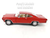 Chevrolet Impala 1965 SS 396 - RED - TAN INTERIOR - 1/24 Diecast Metal Model by Welly