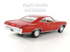 Chevrolet Impala 1965 SS 396 - RED - TAN INTERIOR - 1/24 Diecast Metal Model by Welly