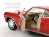 Chevrolet Impala 1965 SS 396 - RED - TAN INTERIOR - 1/24 Diecast Metal Model by Welly