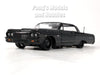 1964 Chevrolet Impala Hard Top - CUSTOM BLACK LOW RIDER  - 1/24 Diecast Metal Model by Showcasts