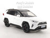 2019 Toyota RAV4 Rav4 Hybrid 1/24 Scale Diecast Model - WHITE - by MiJo