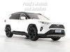 2019 Toyota RAV4 Rav4 Hybrid 1/24 Scale Diecast Model - WHITE - by MiJo