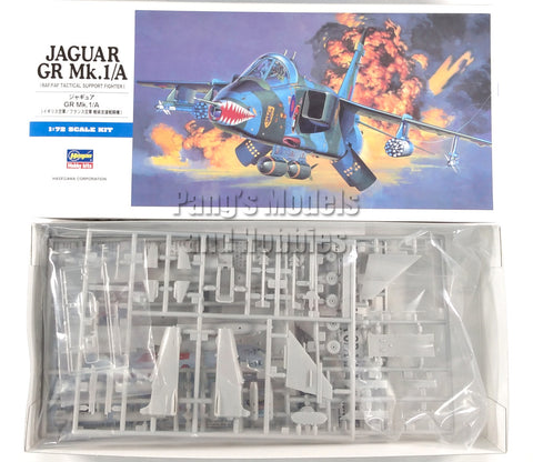 SEPECAT Jaguar GR Mk.1 Tactical Fighter - Royal Air Force (RAF) / French Air Force (FAF) 1/72 Scale Plastic Model Kit (Assembly Required) by Hasegawa
