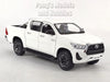 2018 Toyota Hilux 2.8 SR5 Double Cab Pickup Truck - WHITE - 1/27 Scale Diecast Model by Maisto