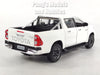 2018 Toyota Hilux 2.8 SR5 Double Cab Pickup Truck - WHITE - 1/27 Scale Diecast Model by Maisto