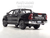 2018 Toyota Hilux 2.8 SR5 Double Cab Pickup Truck - BLACK - 1/27 Scale Diecast Model by Maisto