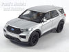 4.75 Inch 2023 Ford Explorer - SILVER - 1/42 Scale Diecast Model by Welly