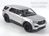 4.75 Inch 2023 Ford Explorer - SILVER - 1/42 Scale Diecast Model by Welly