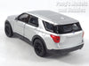 4.75 Inch 2023 Ford Explorer - SILVER - 1/42 Scale Diecast Model by Welly