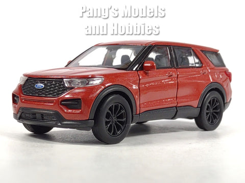 4.75 Inch 2023 Ford Explorer - RED - 1/42 Scale Diecast Model by Welly